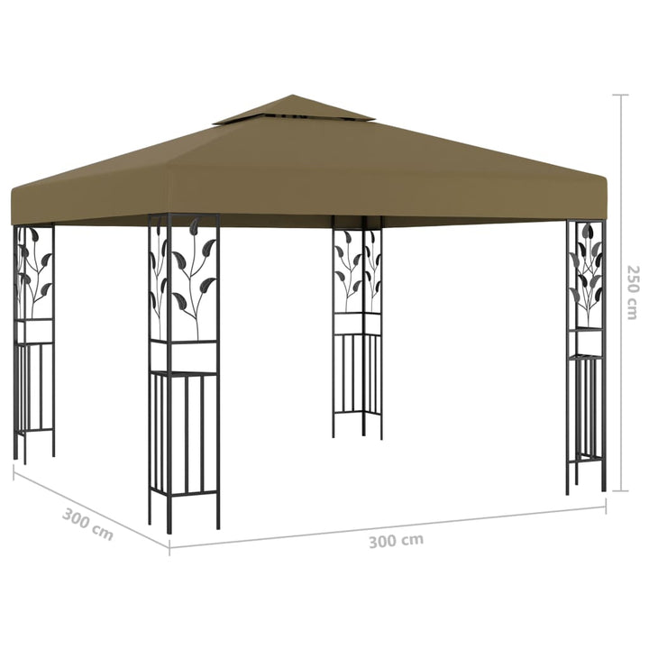 Paviljong Med Ljusslinga Led 3X3 M