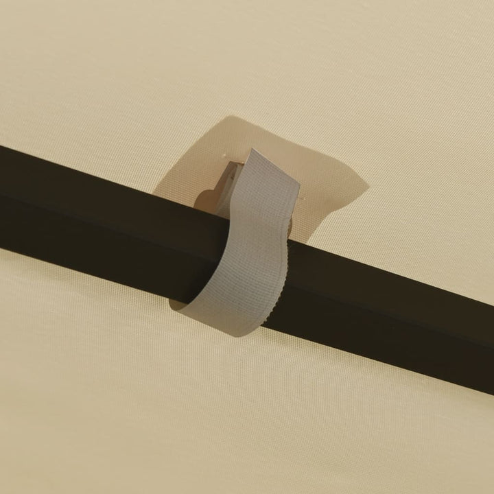 Paviljong Med Ljusslinga Led Gräddvit