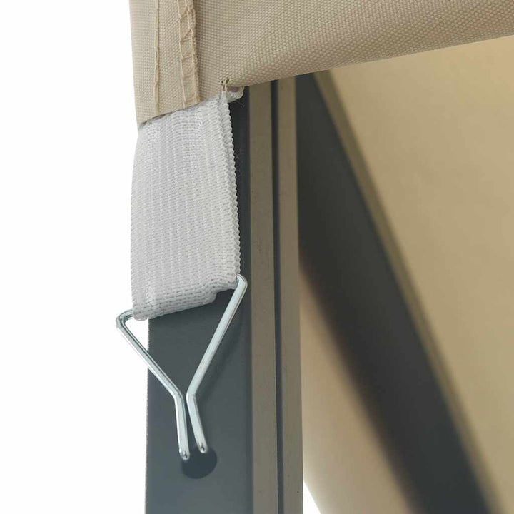 Paviljong Med Ljusslinga Led Gräddvit