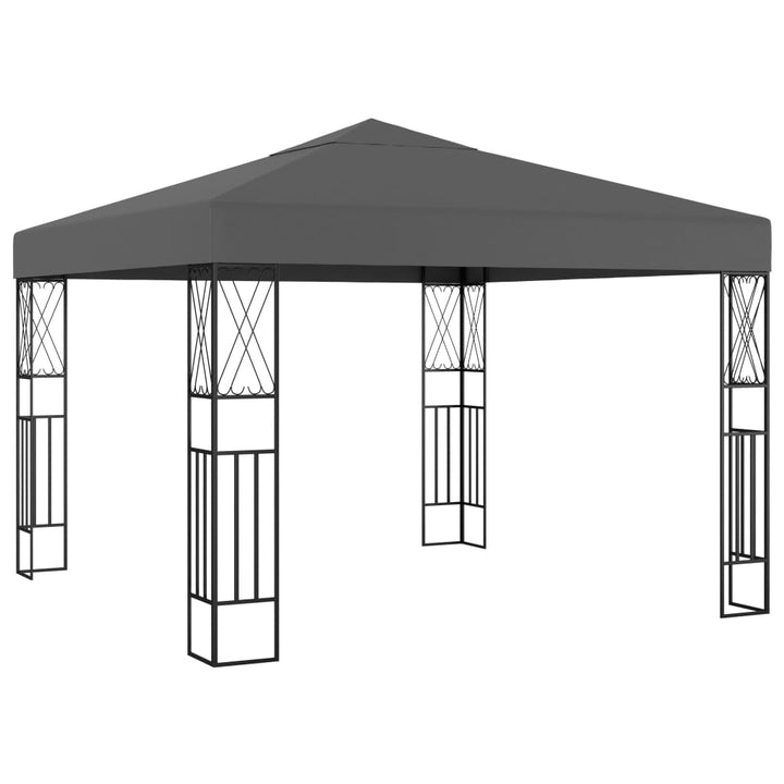 Paviljong Med Ljusslinga Led Tyg