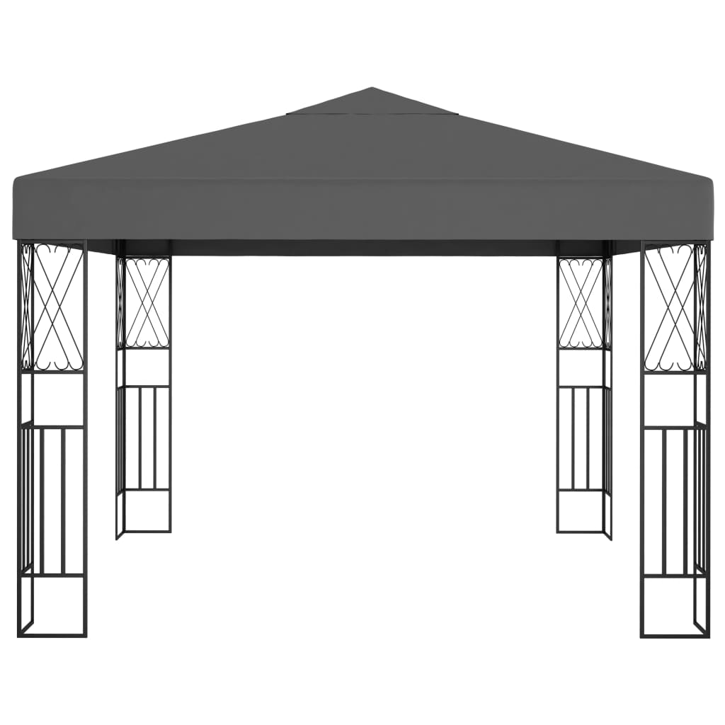 Paviljong Med Ljusslinga Led Tyg