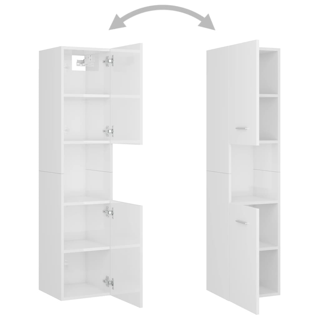 Badrumsmöbler Set Konstruerat Trä