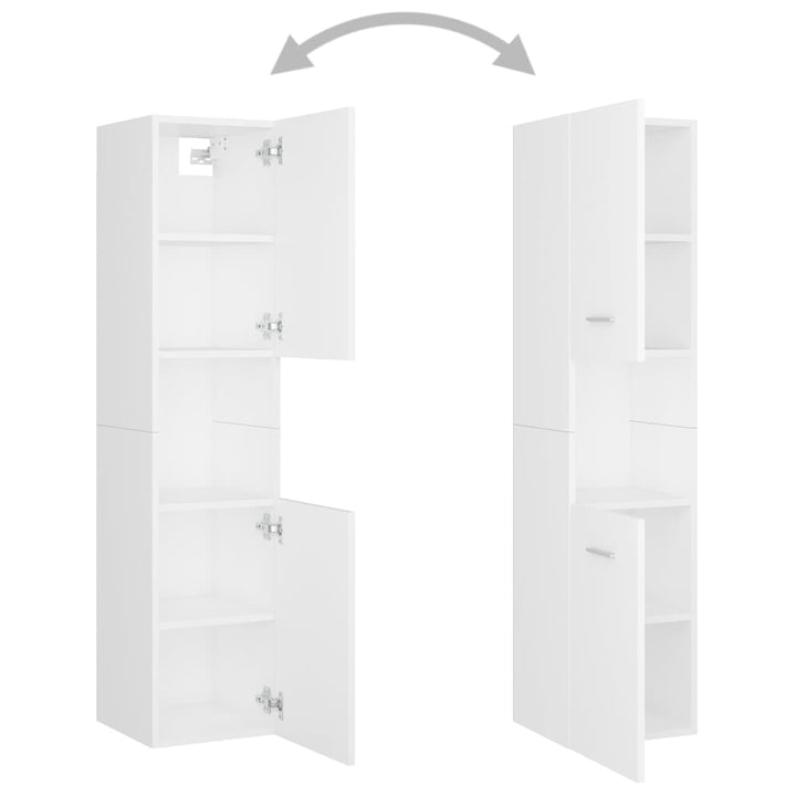 Badrumsmöbler Set Konstruerat Trä