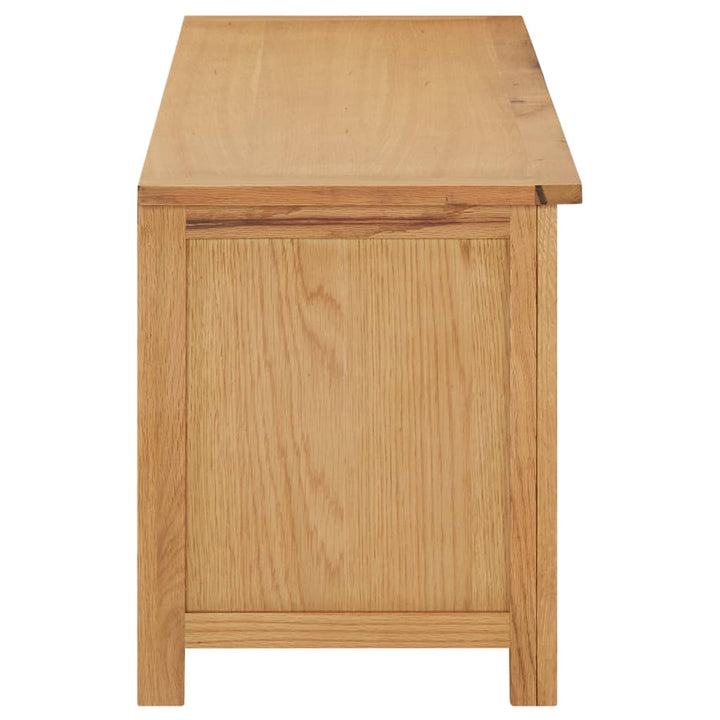 Skohylla 114X37X45 Cm Massiv Ek