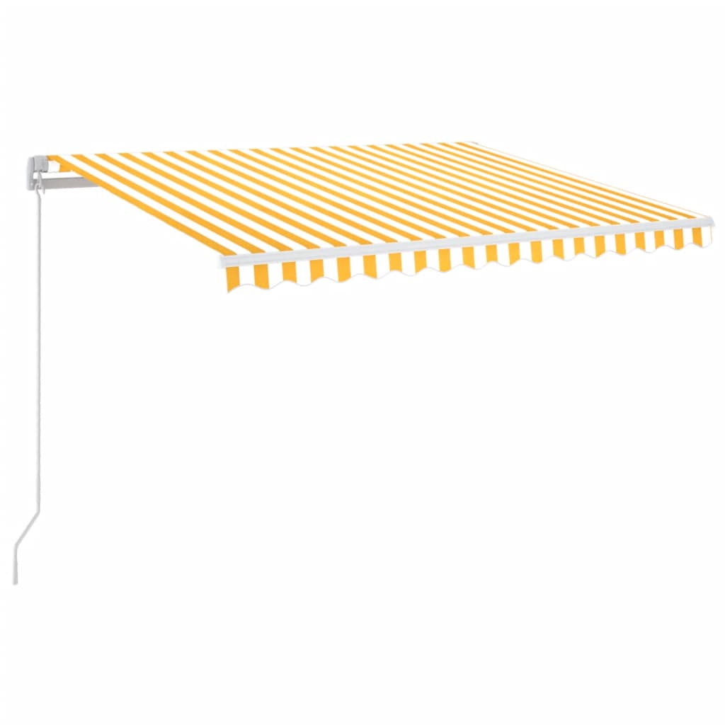 Markis Manuellt Infällbar Med Led