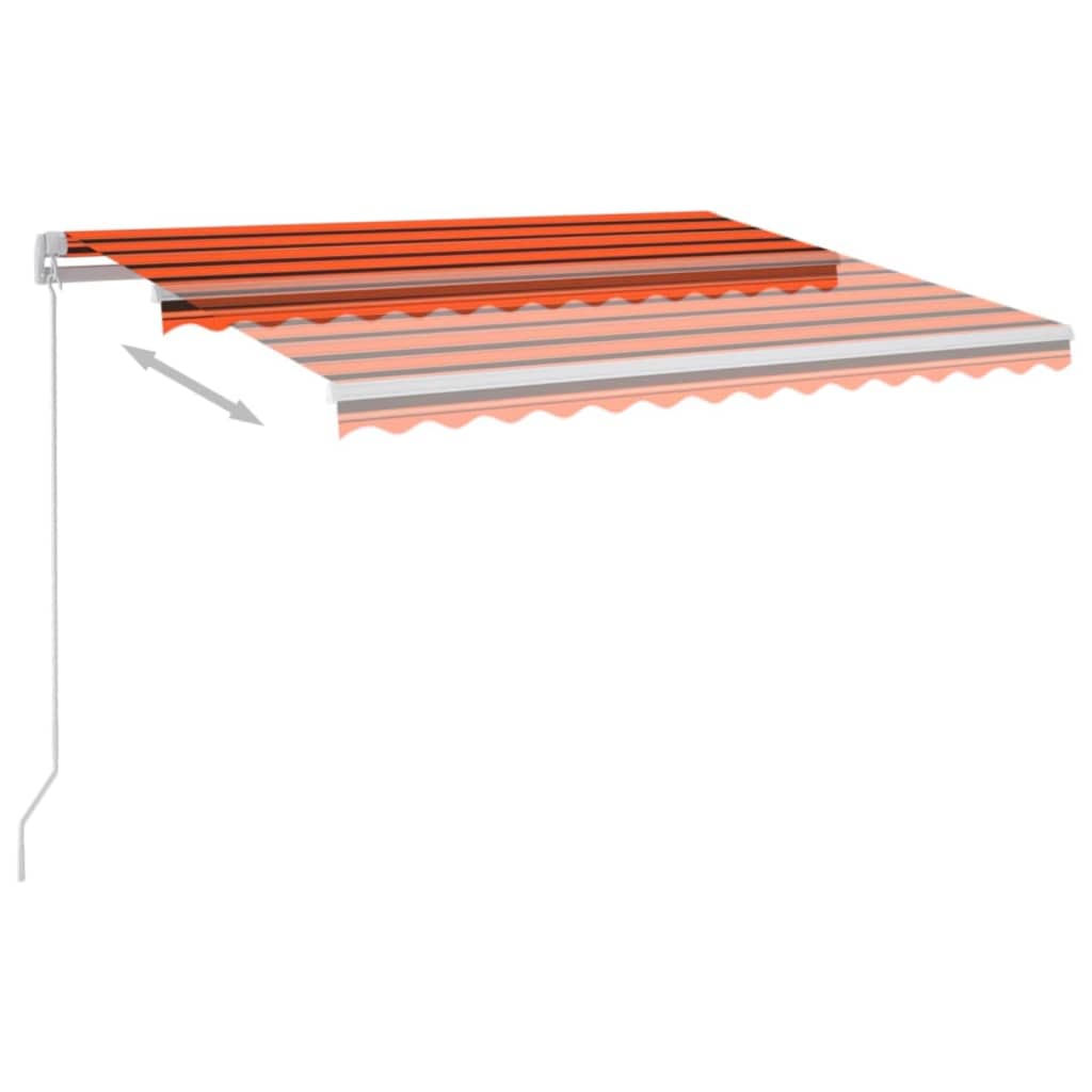 Markis Manuellt Infällbar Med Led