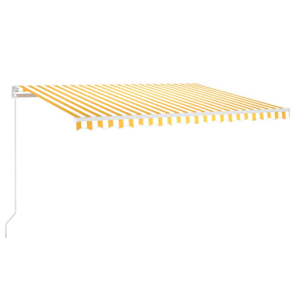 Markis Manuellt Infällbar Med Led