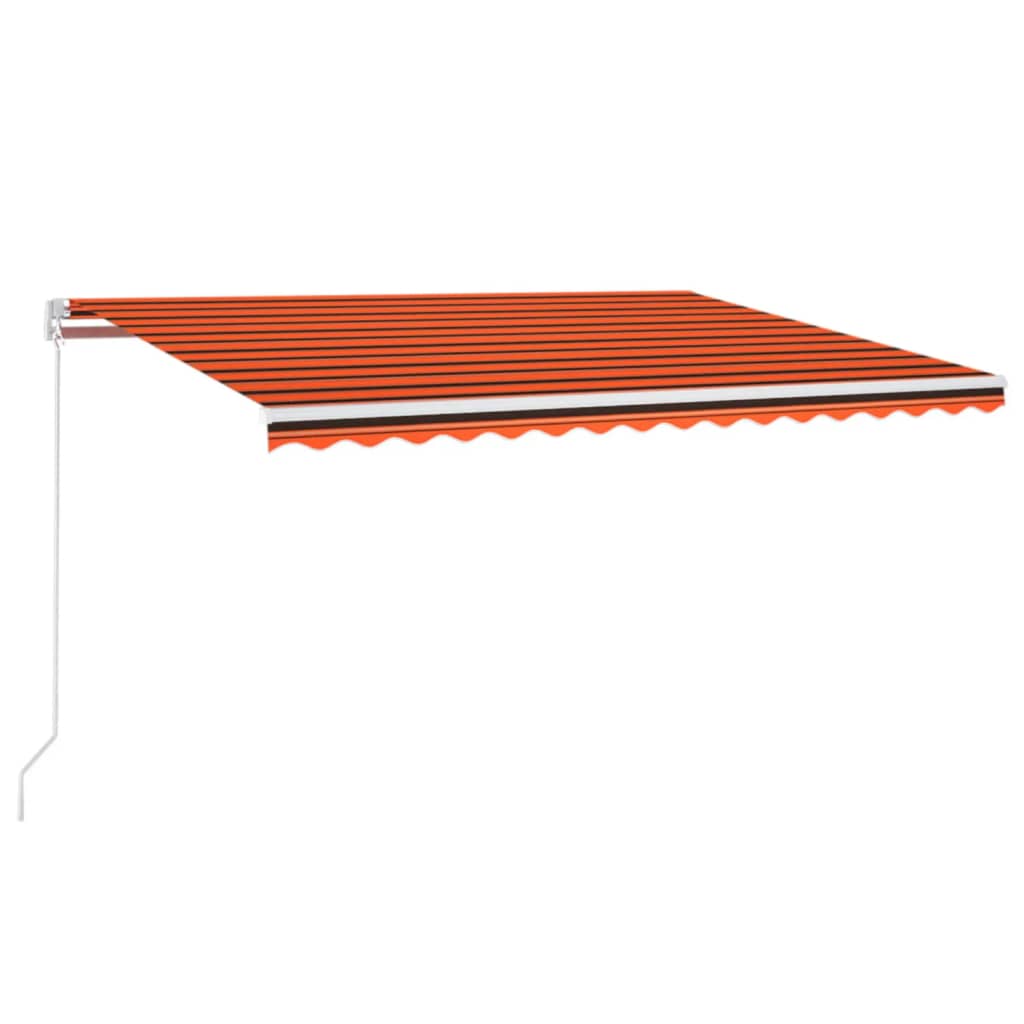 Markis Manuellt Infällbar Med Led