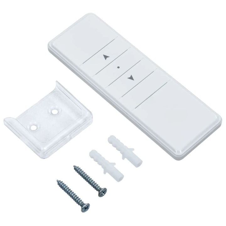 Automatisk Markis Med Vindsensor &amp; Led Gul/Vit