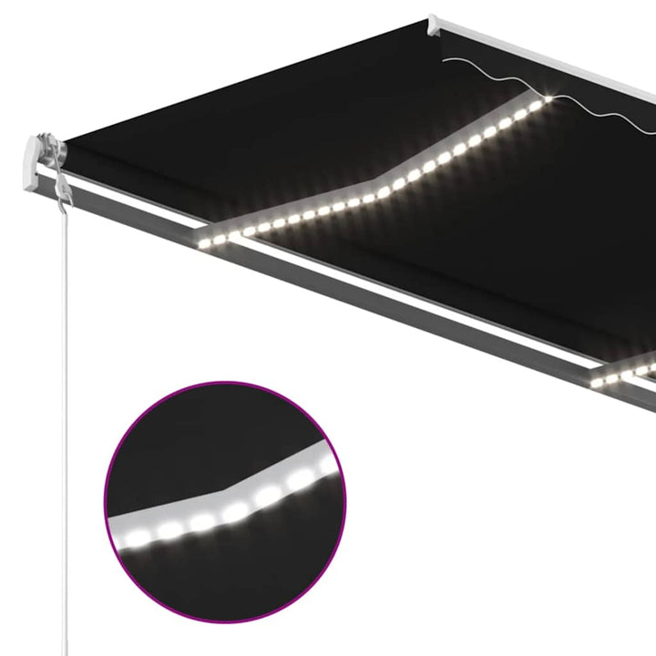 Automatisk Markis Med Vindsensor &amp; Led