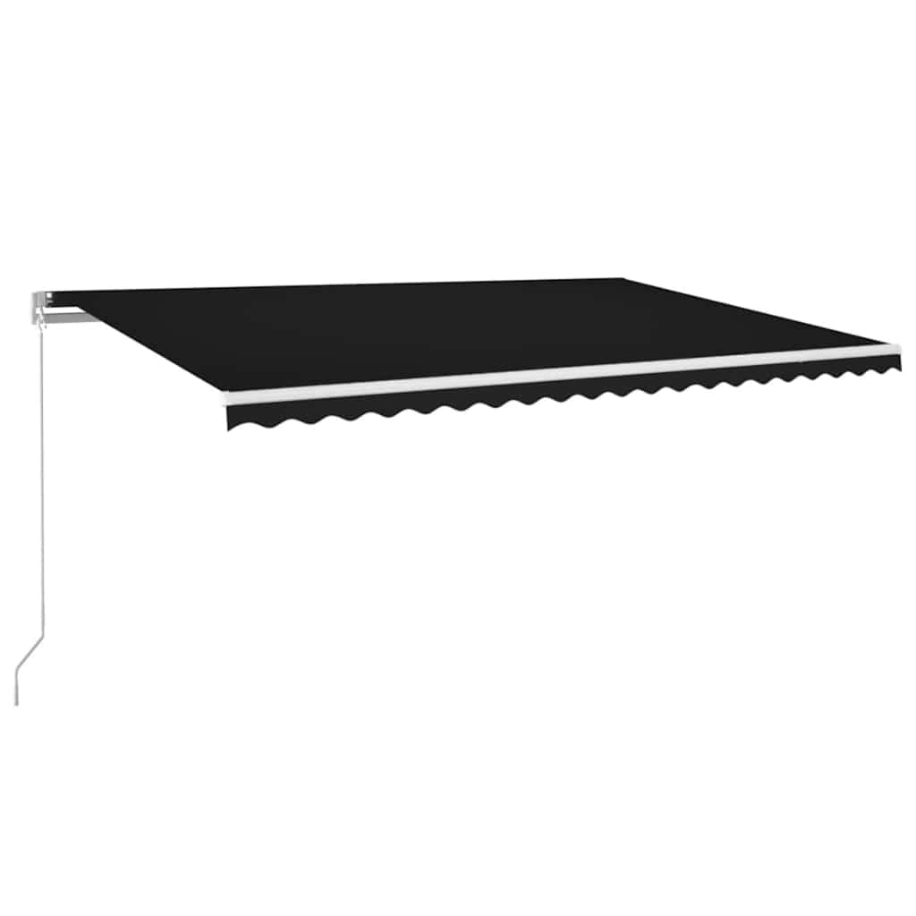 Markis Manuellt Infällbar Med Led