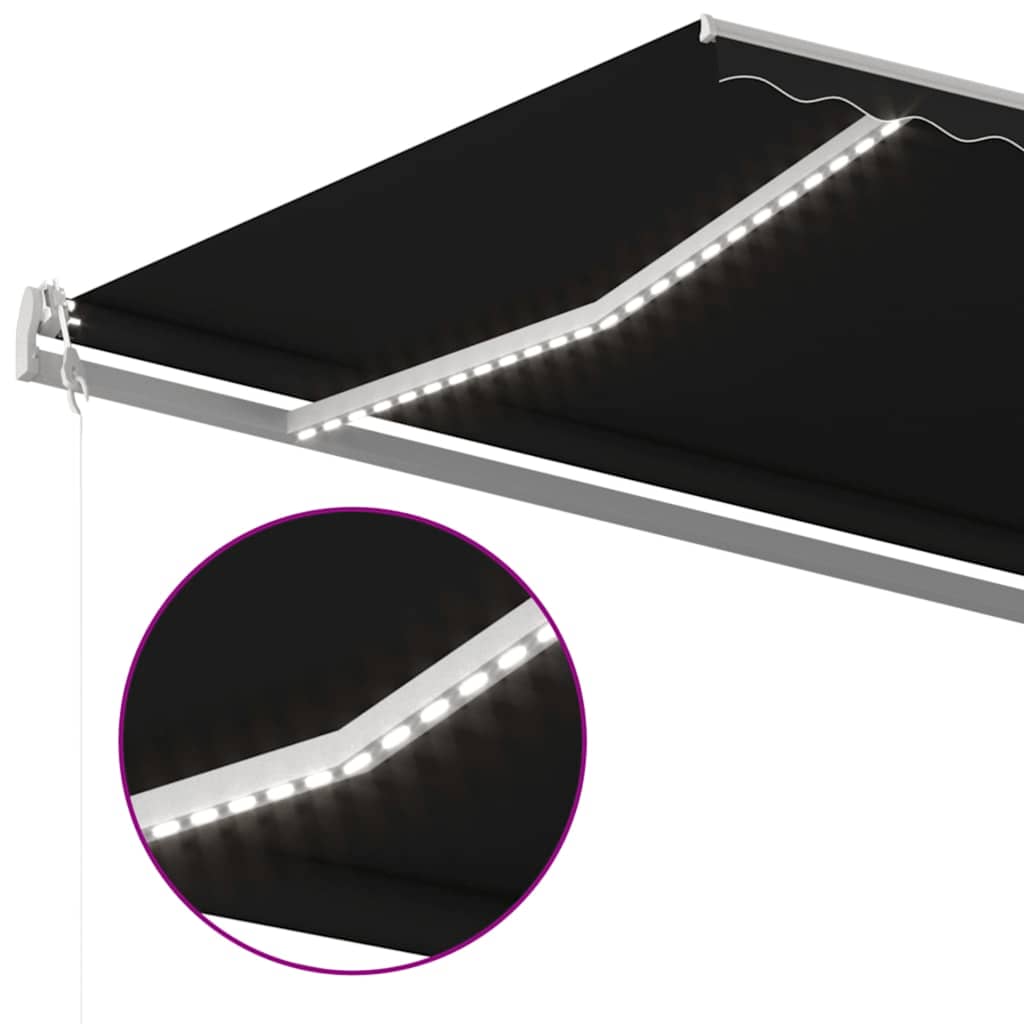 Automatisk Markis Med Vindsensor &amp; Led