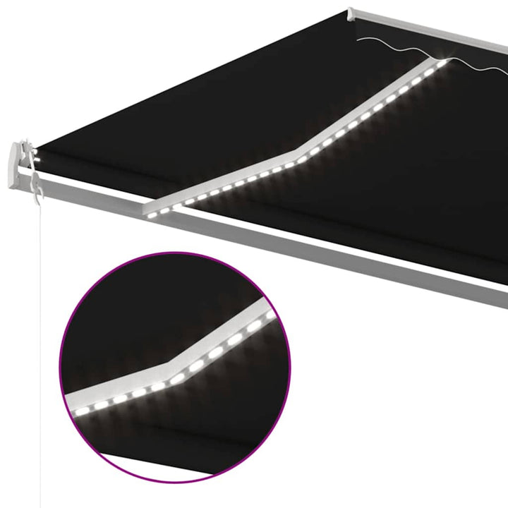 Automatisk Markis Med Vindsensor &amp; Led