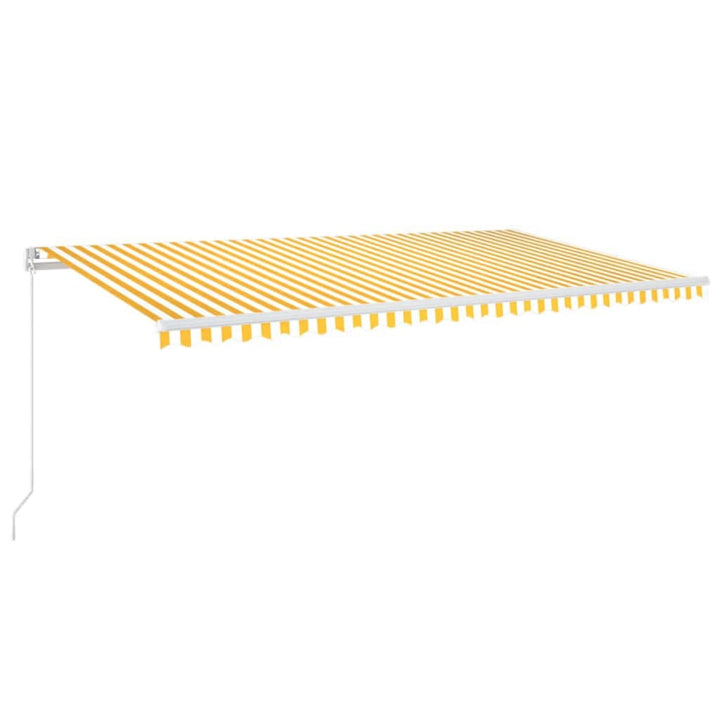 Markis Manuellt Infällbar Med Led