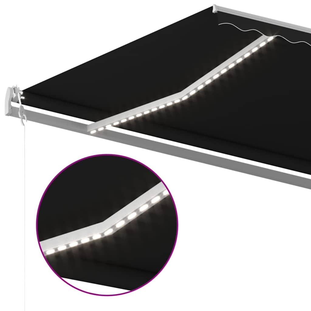 Automatisk Markis Med Vindsensor &amp; Led