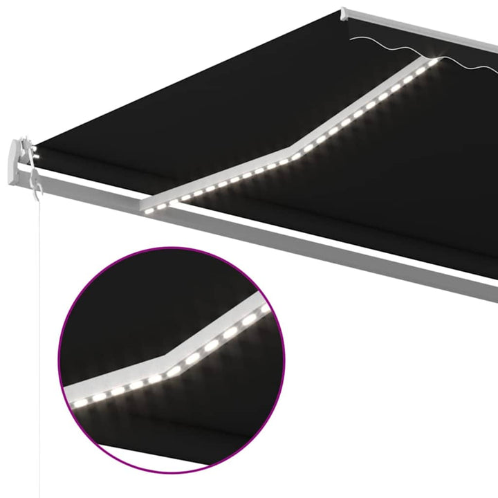 Automatisk Markis Med Vindsensor &amp; Led