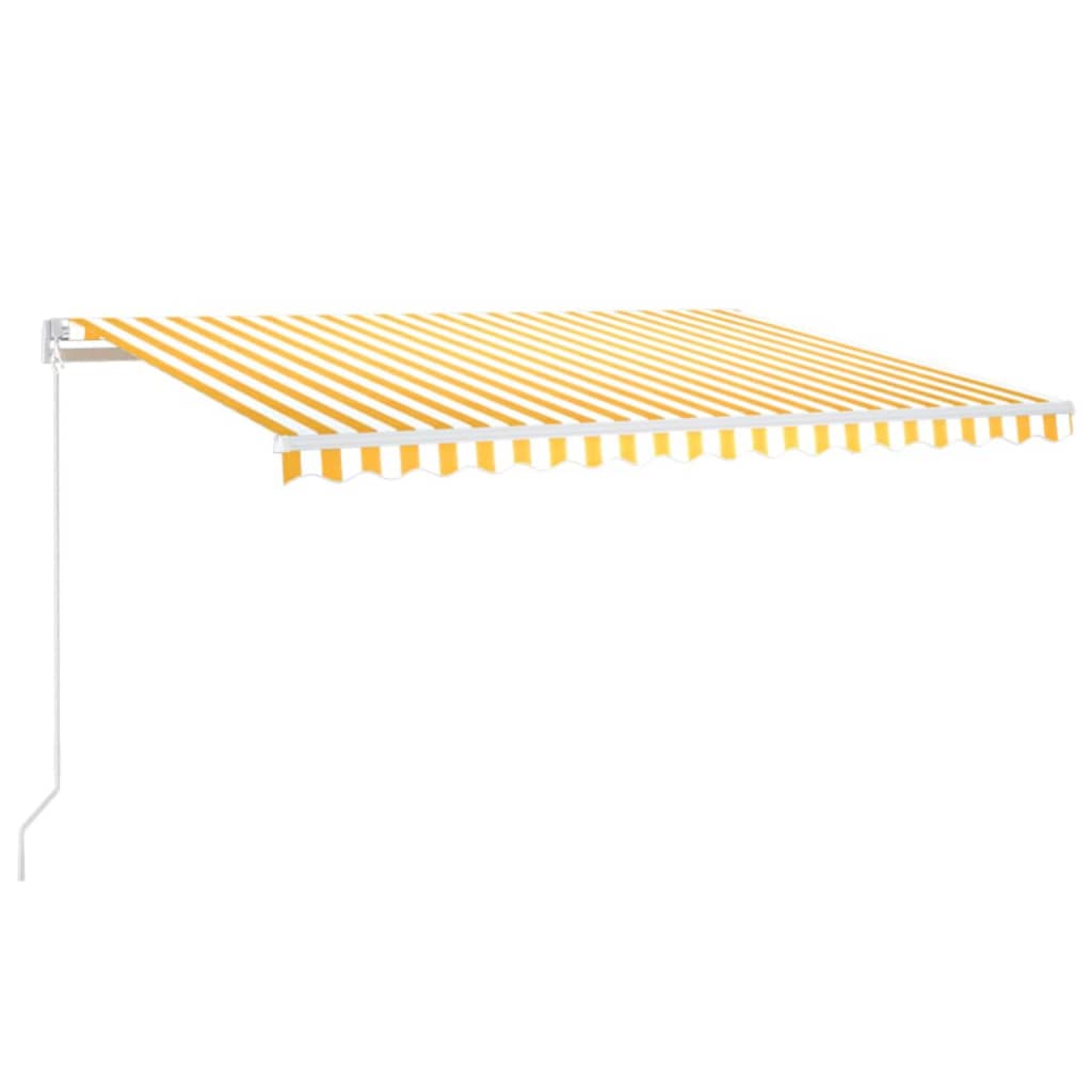 Markis Manuellt Infällbar Med Led