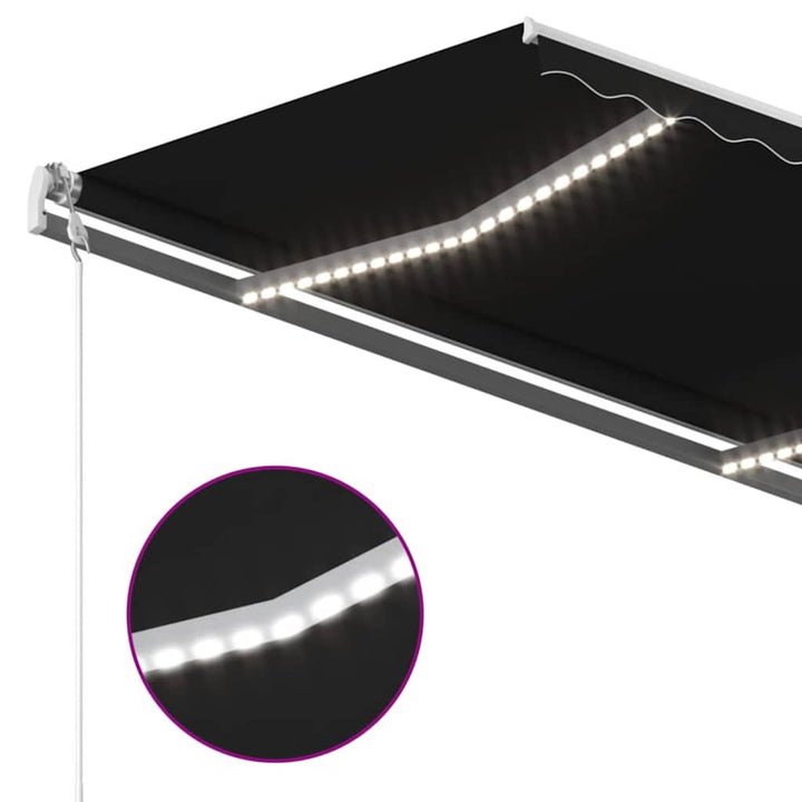 Automatisk Markis Med Vindsensor &amp; Led