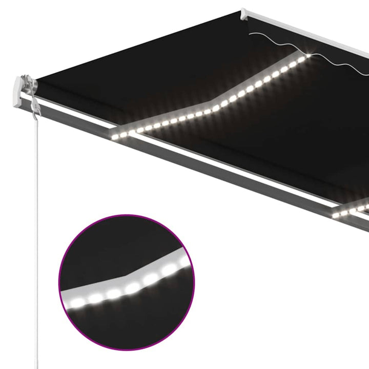 Automatisk Markis Med Vindsensor &amp; Led
