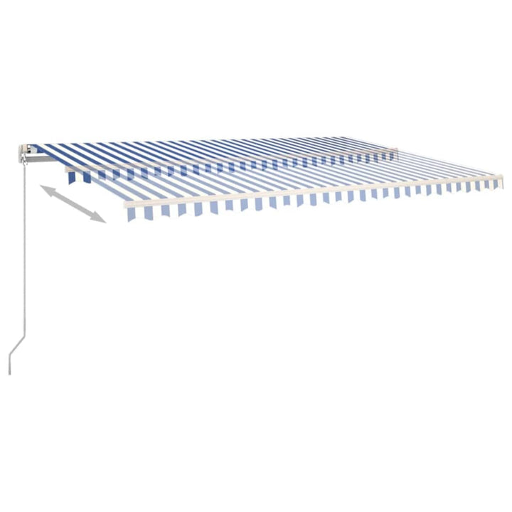 Markis Manuellt Infällbar Med Led