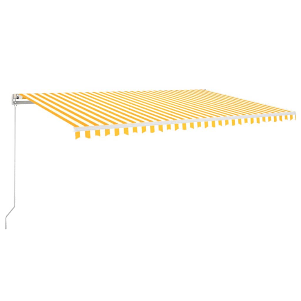 Markis Manuellt Infällbar Med Led