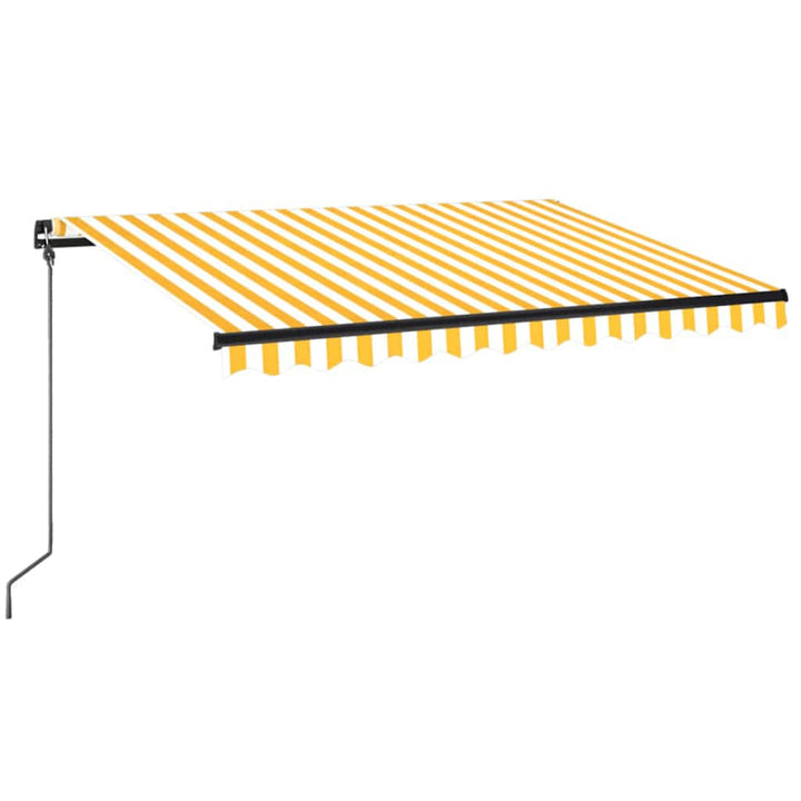 Markis Manuellt Infällbar Med Led