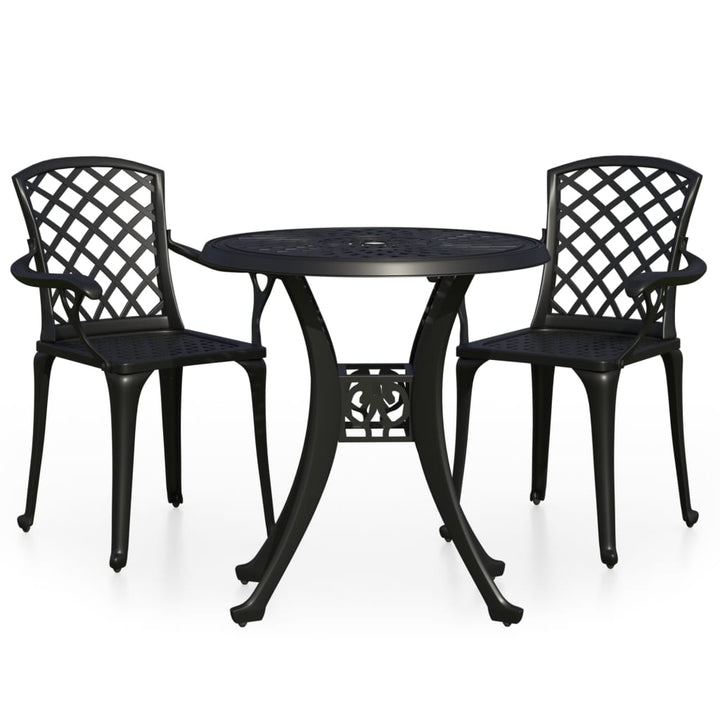 Caféset 3 Delar Gjuten Aluminium