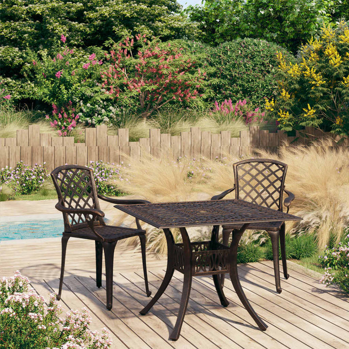 Caféset 3 Delar Gjuten Aluminium