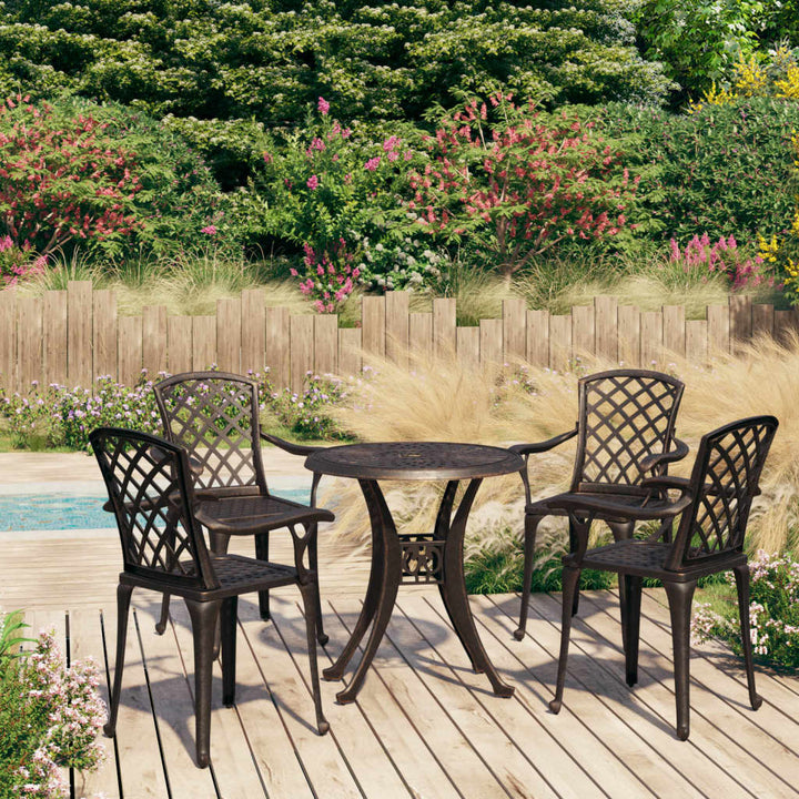 Caféset 5 Delar Gjuten Aluminium