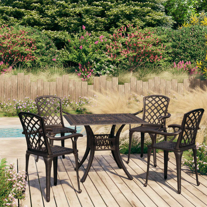 Caféset 3 Delar Gjuten Aluminium