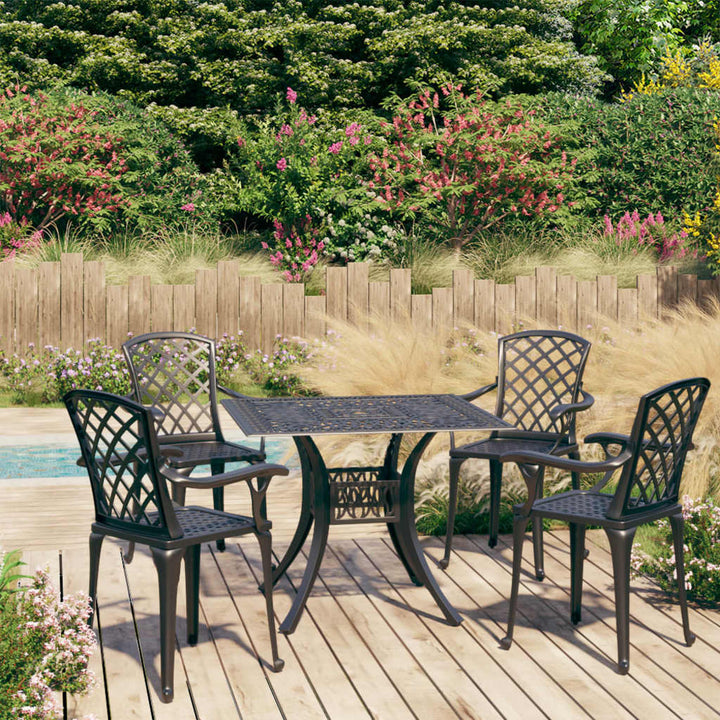 Caféset 3 Delar Gjuten Aluminium