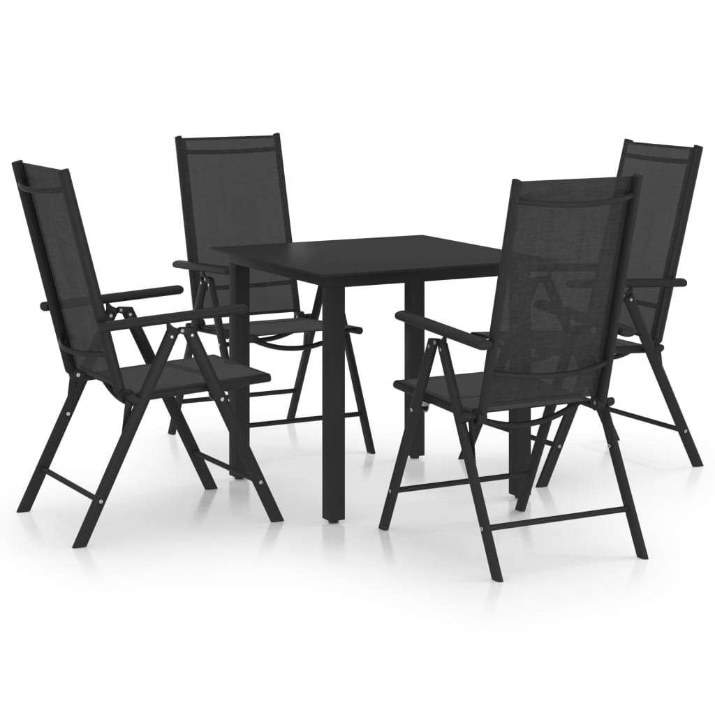 Matgrupp För Trädgården 7 Delar Aluminium