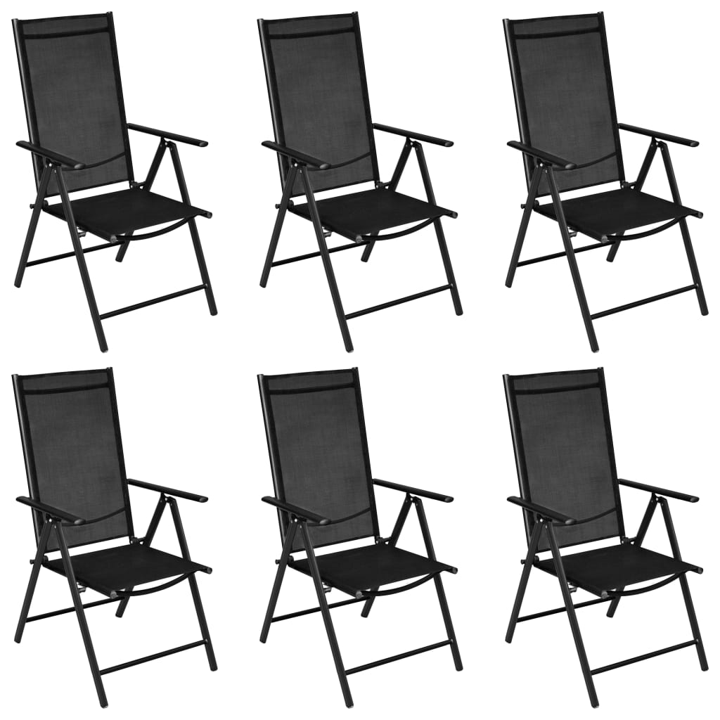 Matgrupp För Trädgården 7 Delar Aluminium