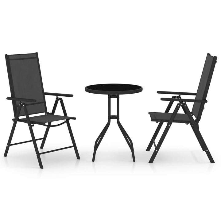 Caféset 3 Delar Aluminium Och Textilen