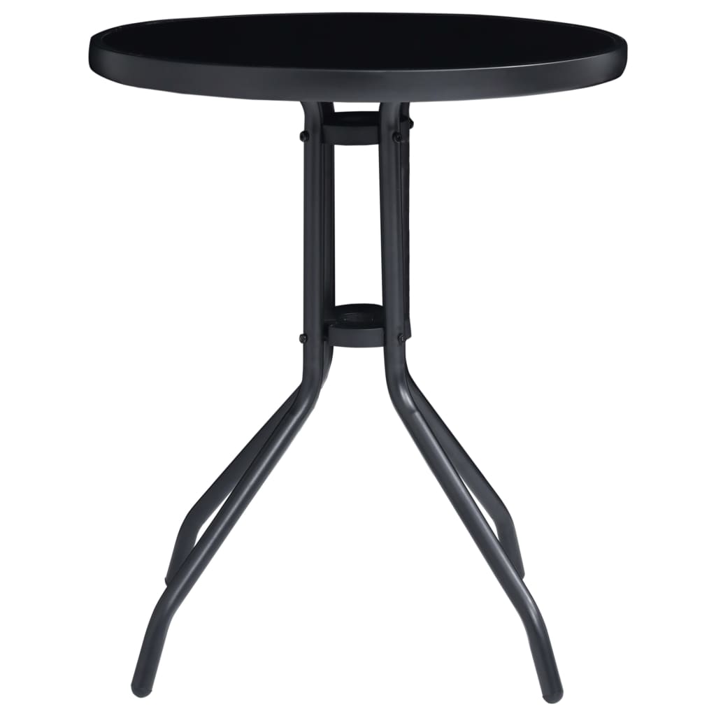 Caféset 3 Delar Svart Och Antracit