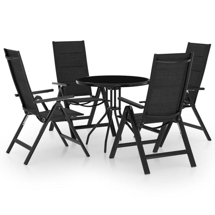 Caféset 3 Delar Svart Och Antracit
