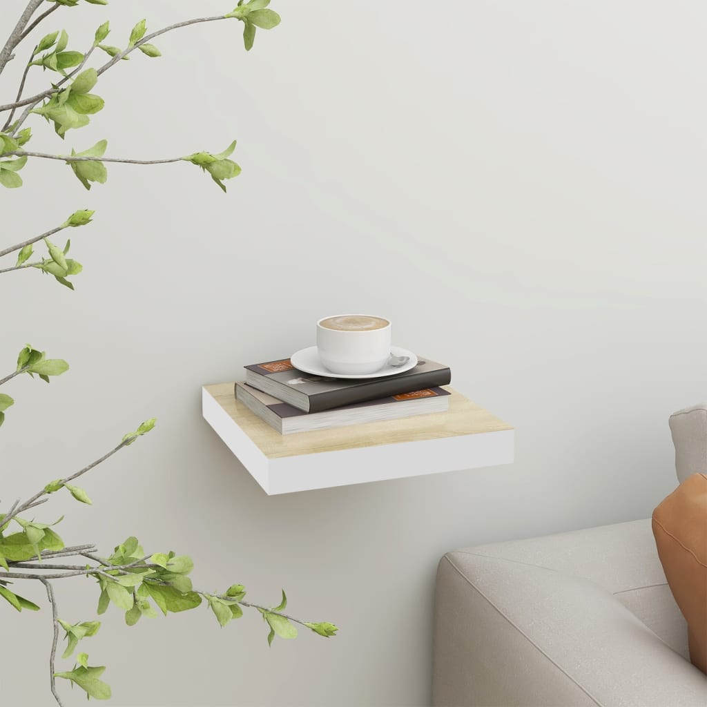 Svävande Vägghylla 90X23,5X3,8 Cm Mdf