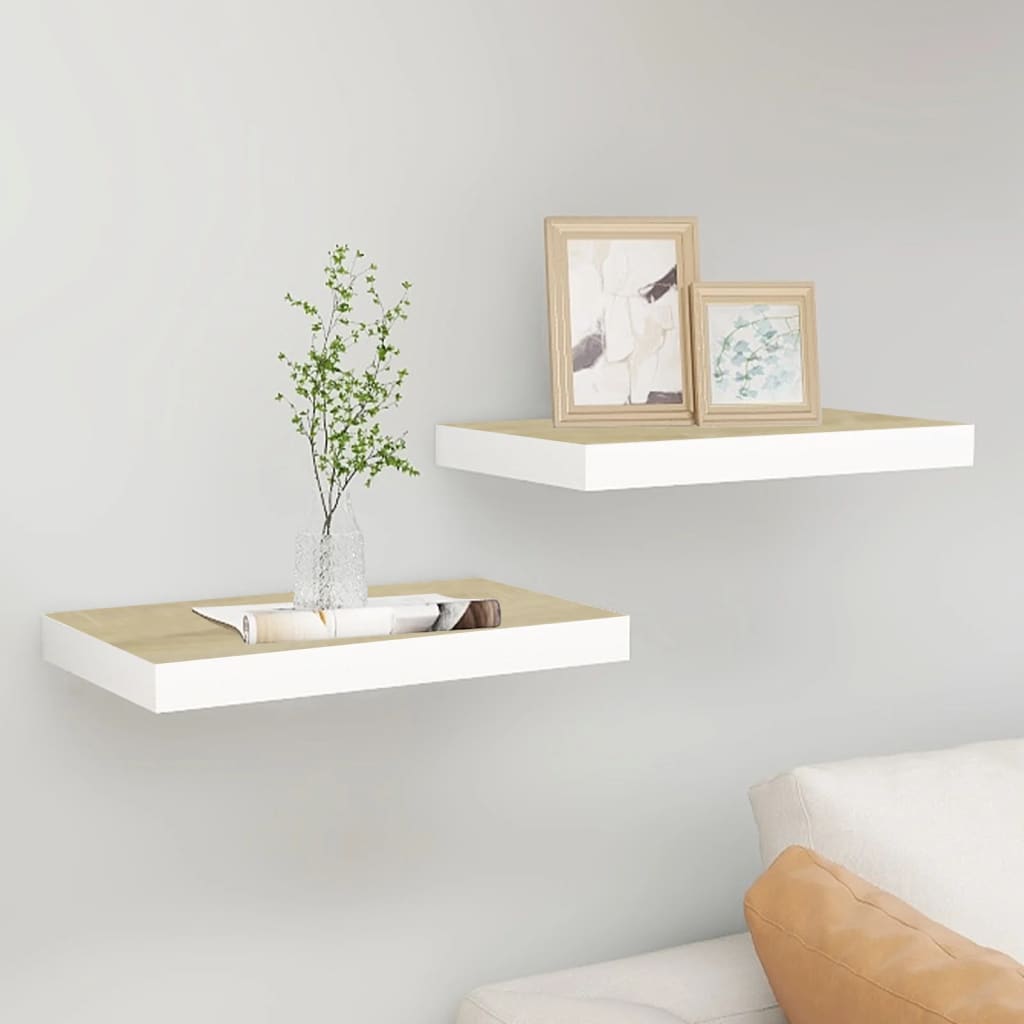 Svävande Vägghylla 90X23,5X3,8 Cm Mdf