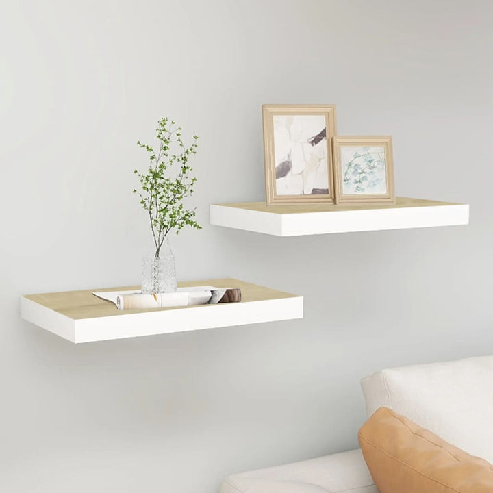 Svävande Vägghylla 90X23,5X3,8 Cm Mdf
