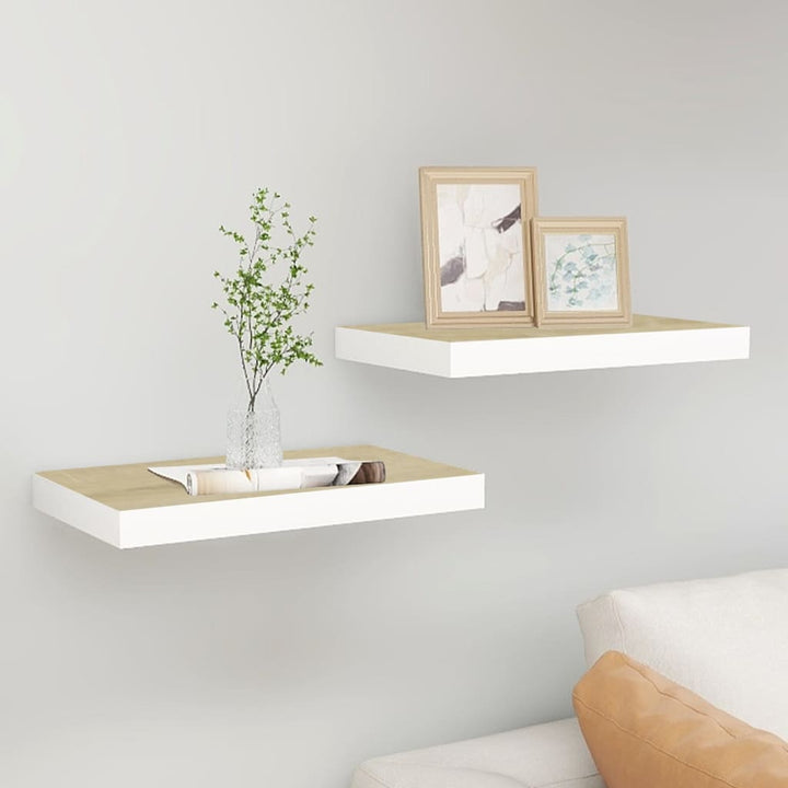Svävande Vägghylla 90X23,5X3,8 Cm Mdf
