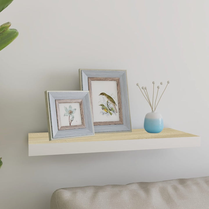 Svävande Vägghylla 90X23,5X3,8 Cm Mdf