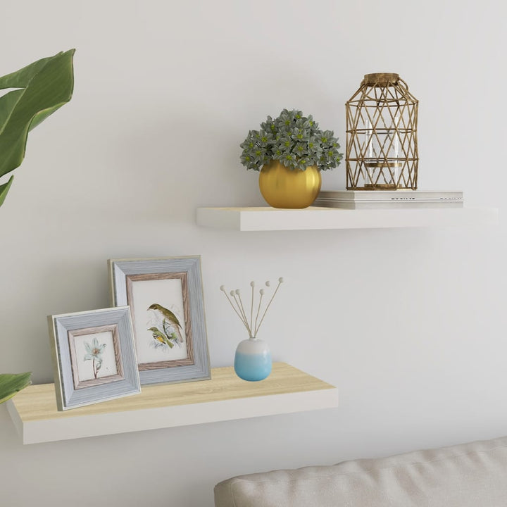 Svävande Vägghylla 90X23,5X3,8 Cm Mdf