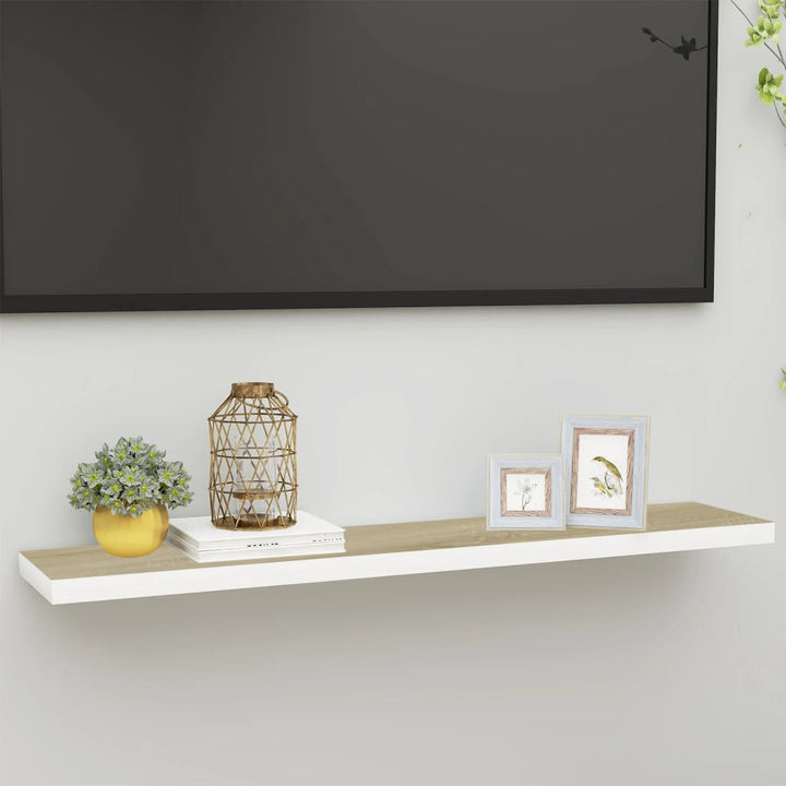 Svävande Vägghylla 90X23,5X3,8 Cm Mdf