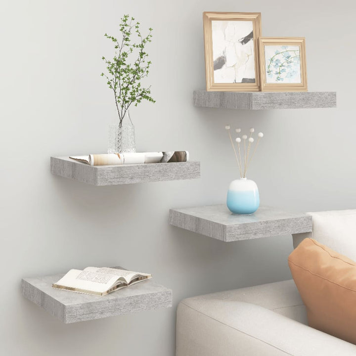 Svävande Vägghylla 90X23,5X3,8 Cm Mdf