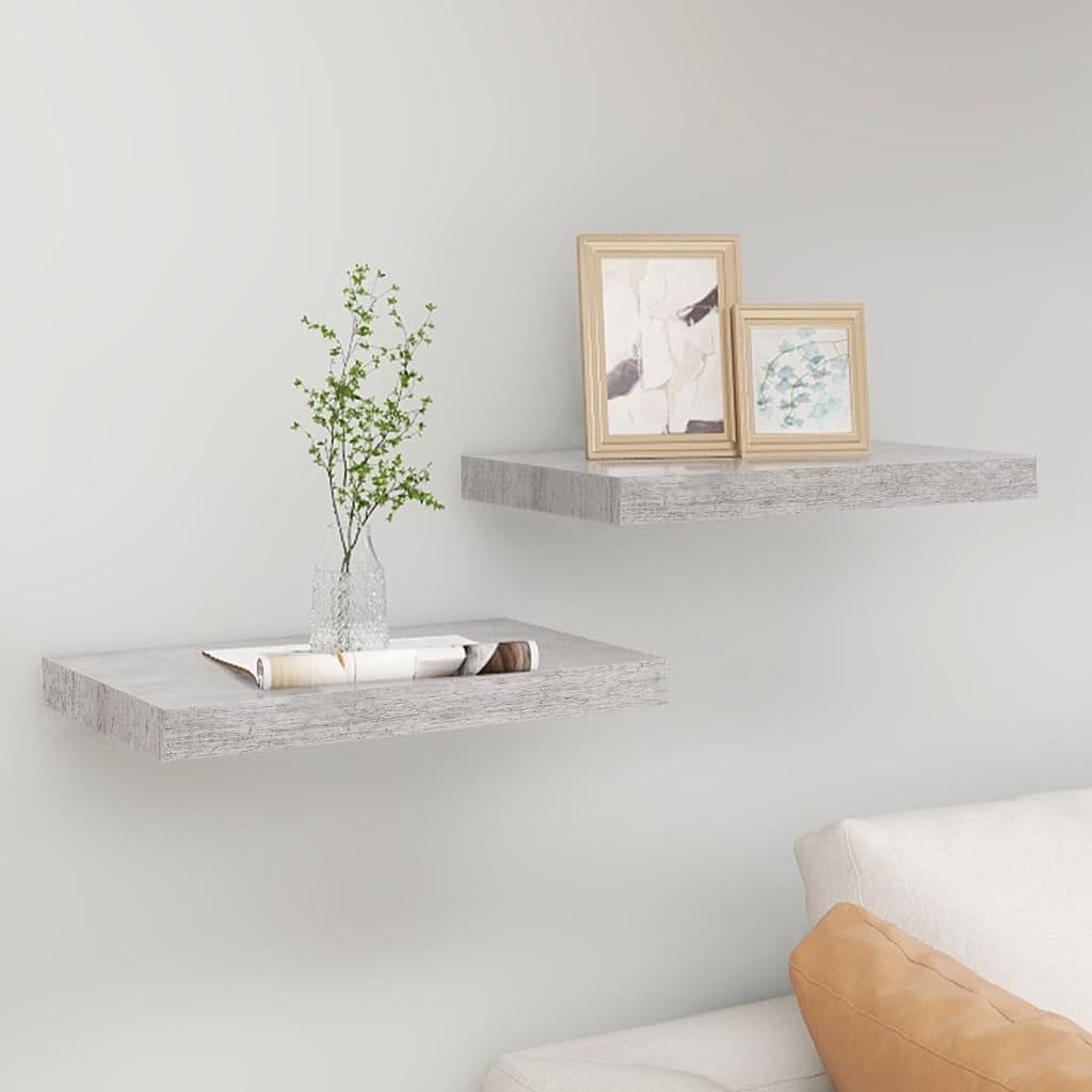 Svävande Vägghylla 90X23,5X3,8 Cm Mdf