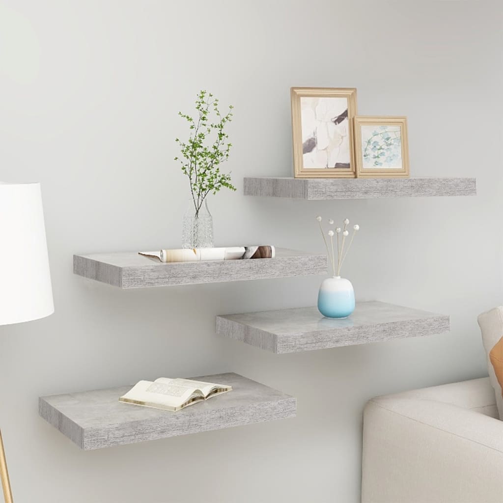 Svävande Vägghylla 90X23,5X3,8 Cm Mdf