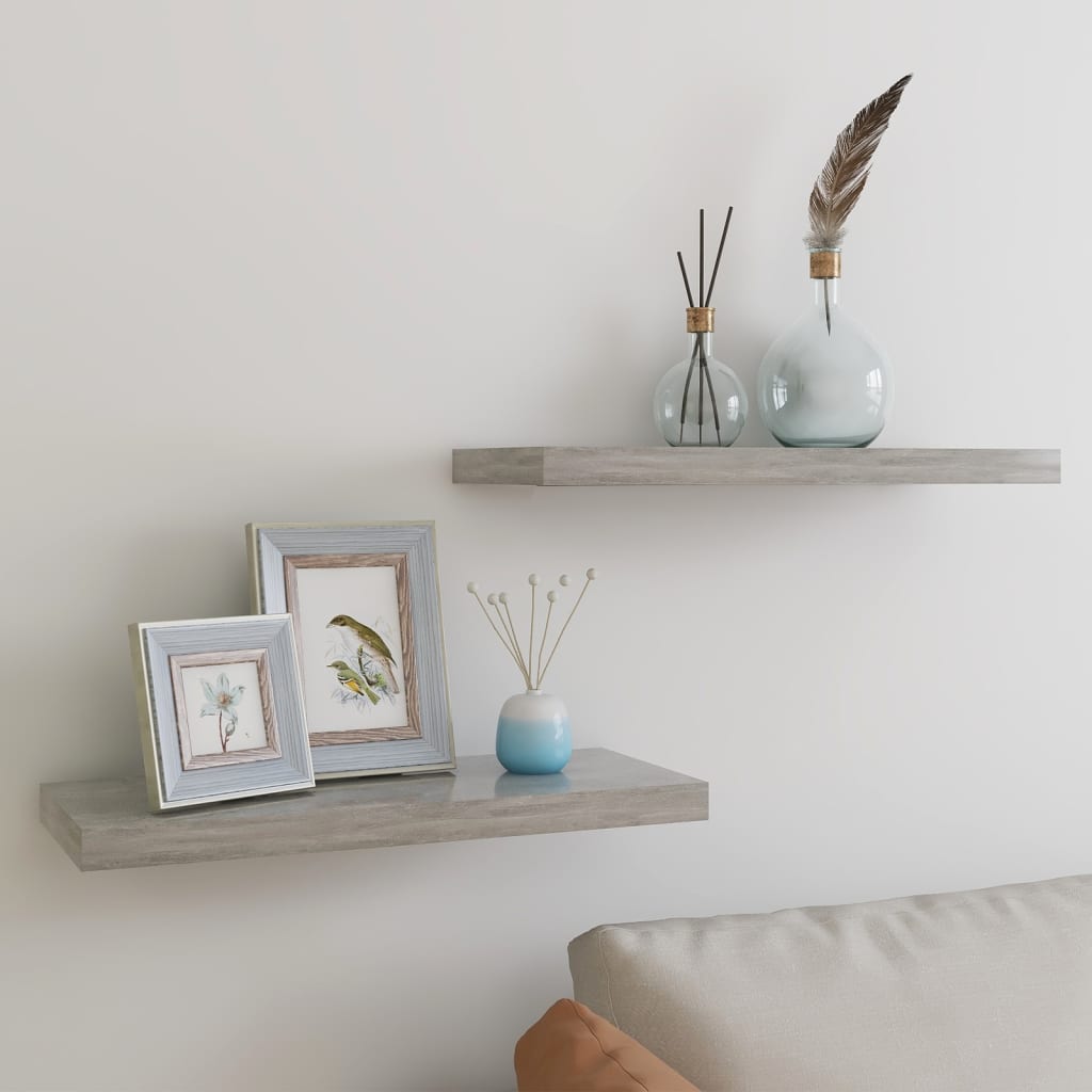 Svävande Vägghylla 90X23,5X3,8 Cm Mdf