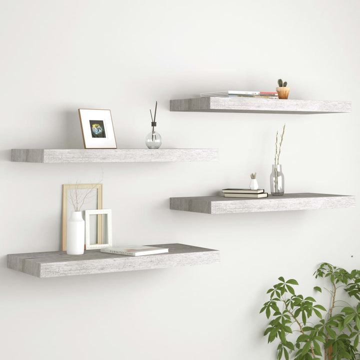 Svävande Vägghylla 90X23,5X3,8 Cm Mdf