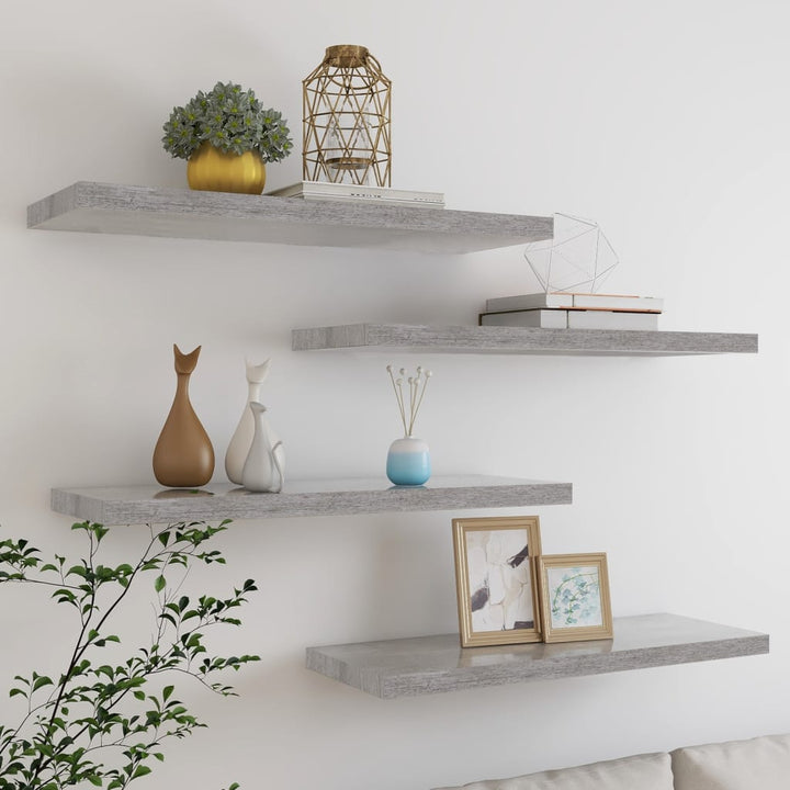 Svävande Vägghylla 90X23,5X3,8 Cm Mdf