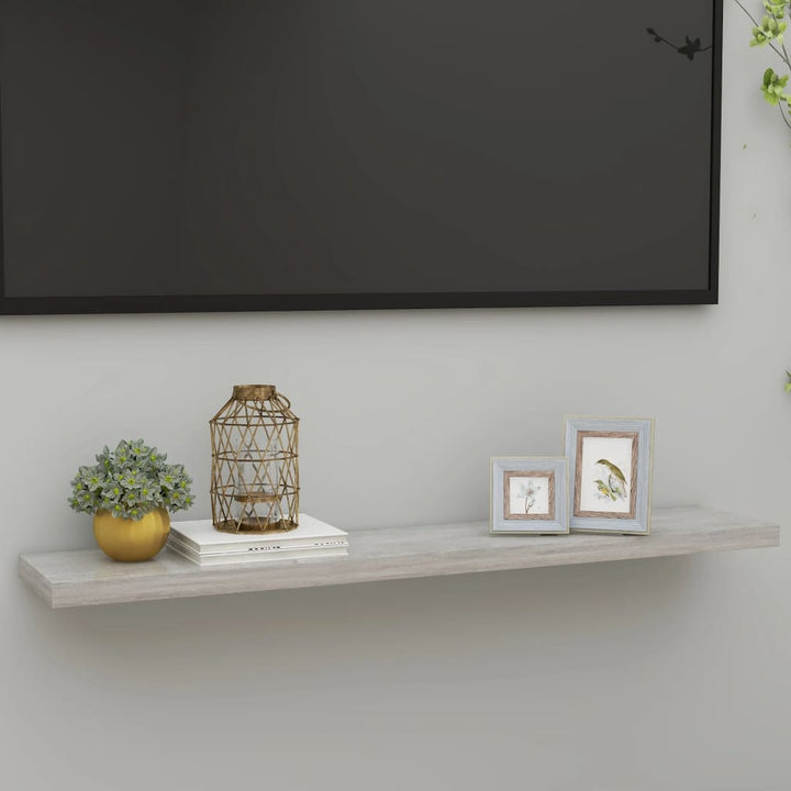 Svävande Vägghylla 90X23,5X3,8 Cm Mdf